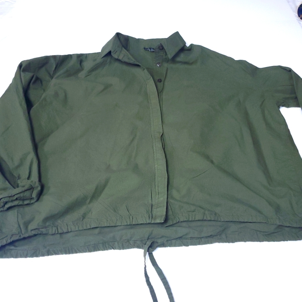 Thread Story Green ButtonDown Shirt